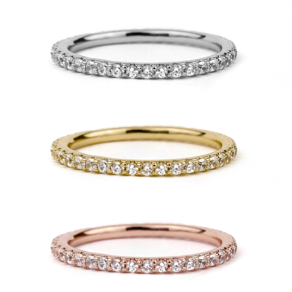 Ring ~ Sterling Collection ~ Pavé Eternity Ring