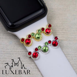 LuxeBar Sparkle ~ Christmas Collection ~ Mr. Mouse Triple Sparkle Stacking Bar