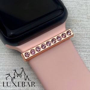 LuxeBar Sparkle ~ Rose Gold and Pink Stacking Bars