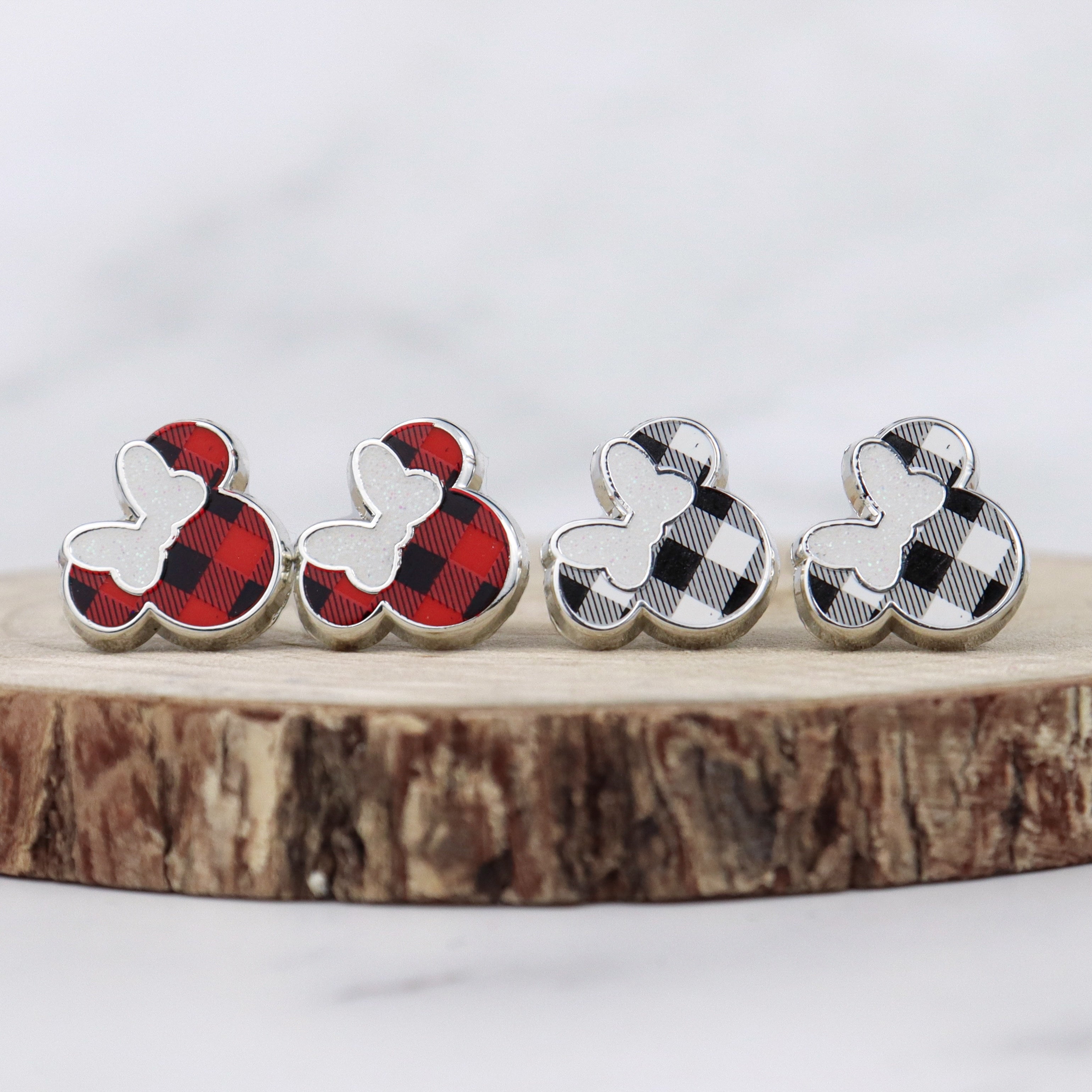 Earrings - Christmas Collection - Buffalo Plaid Magic