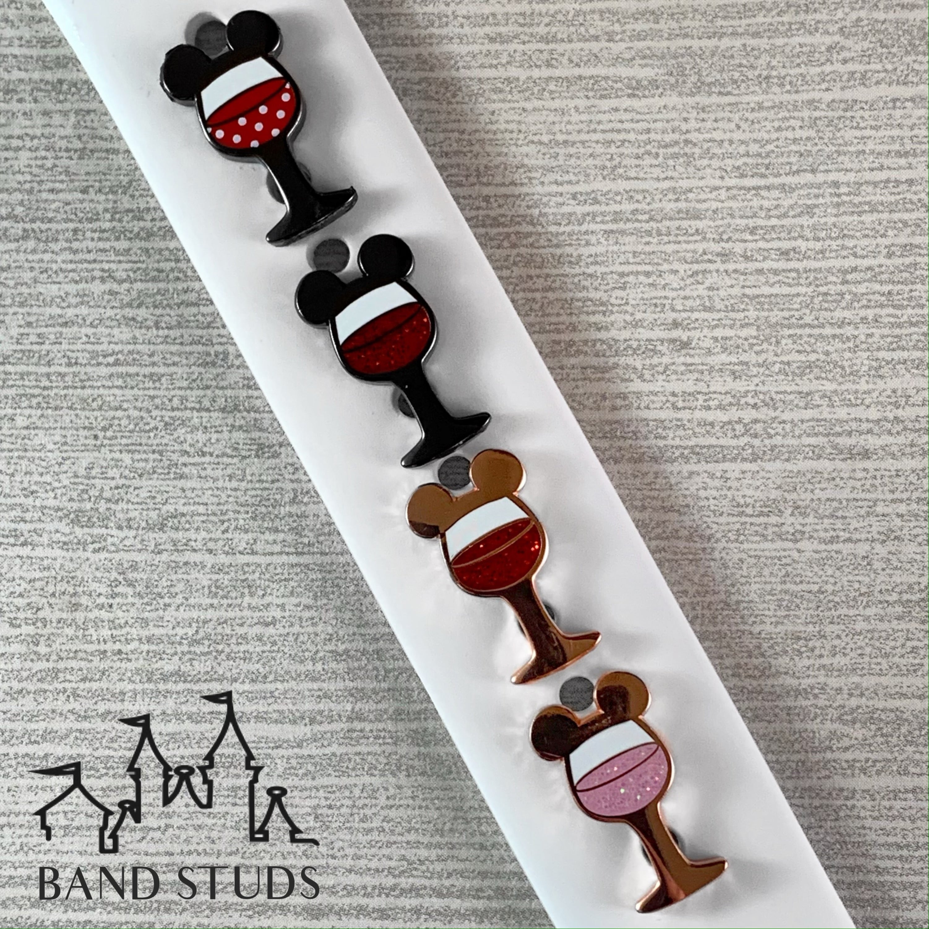 Band Stud® - Food and Wine Collection - Mouse Wine Glass