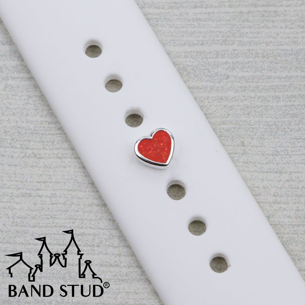 Band Stud® Mini - Heart - Red
