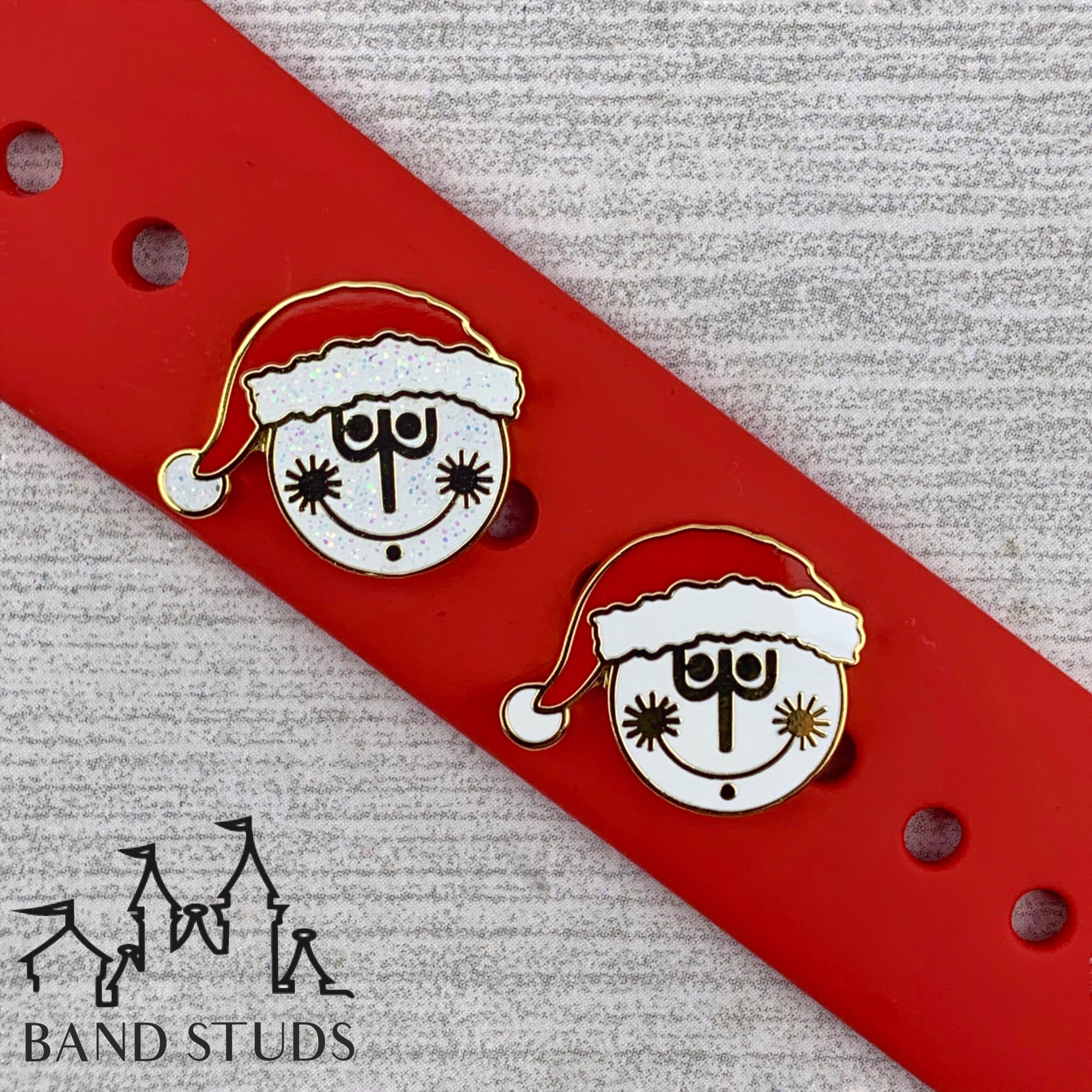 Band Stud® - Christmas Collection - Clock Face Small World