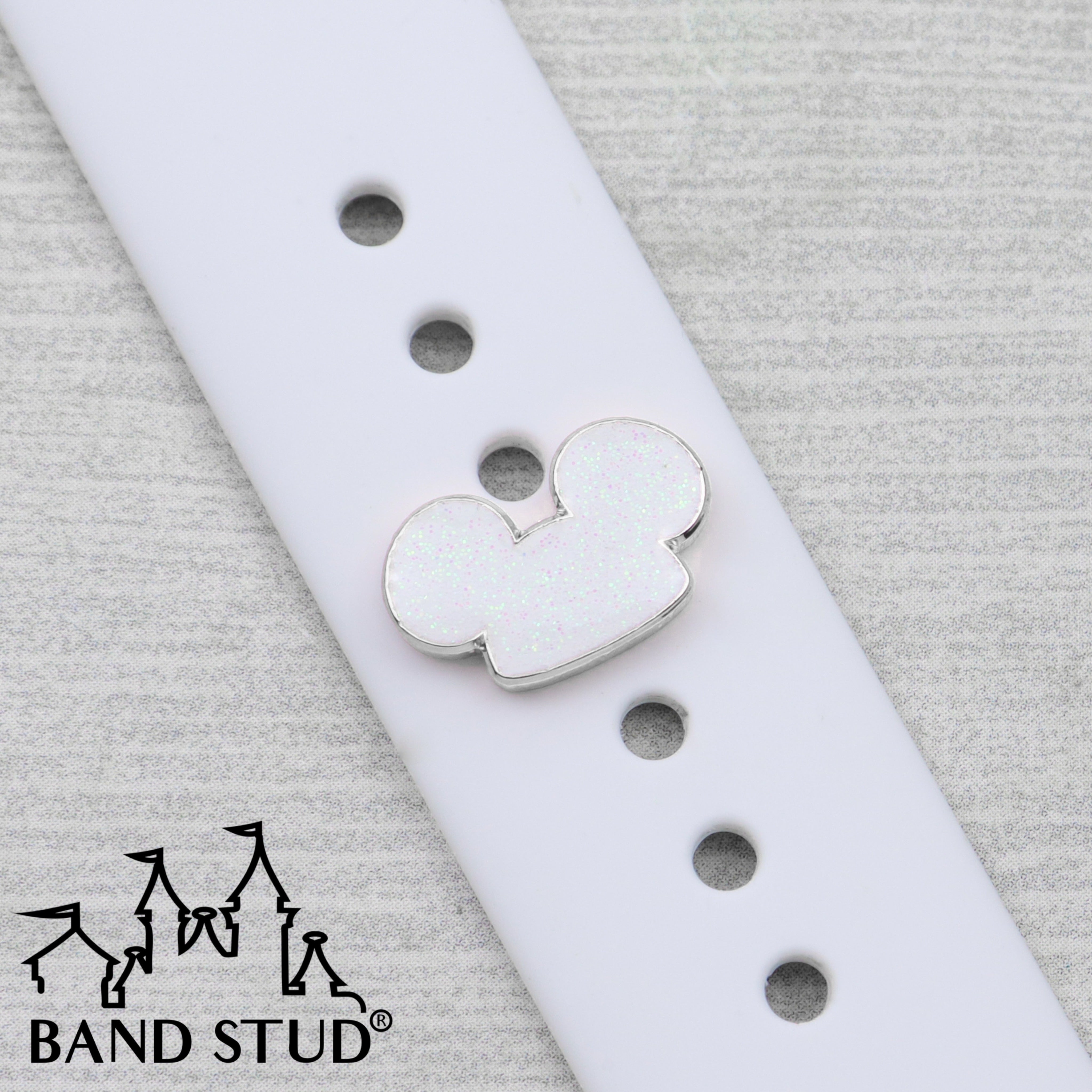 Mouse Hat Band White