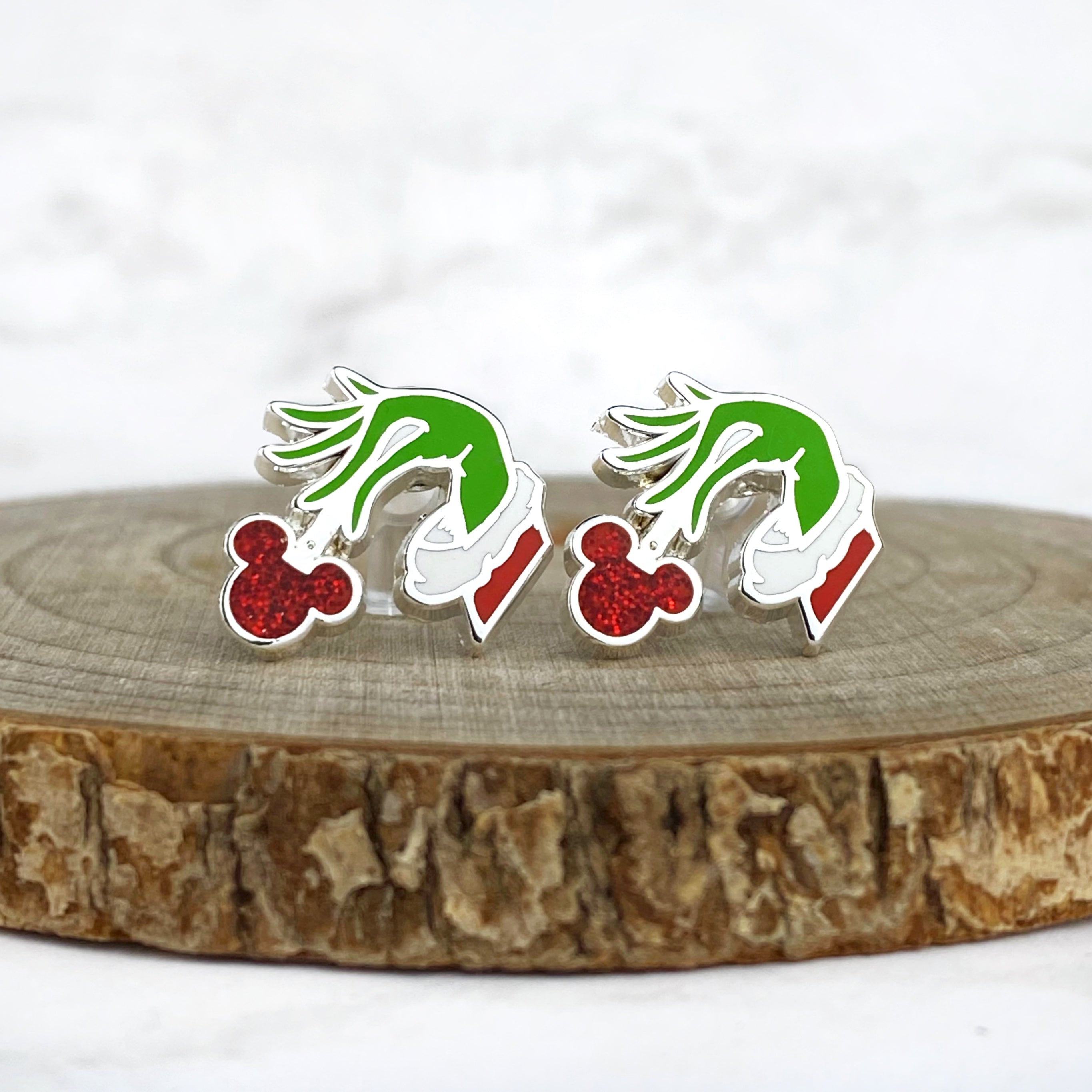 Earrings - Christmas Collection - Merry GrinchMouse