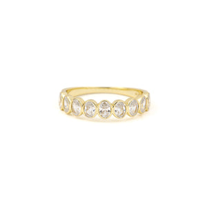 Ring ~ Sterling Collection ~ Bezel Oval Stacker