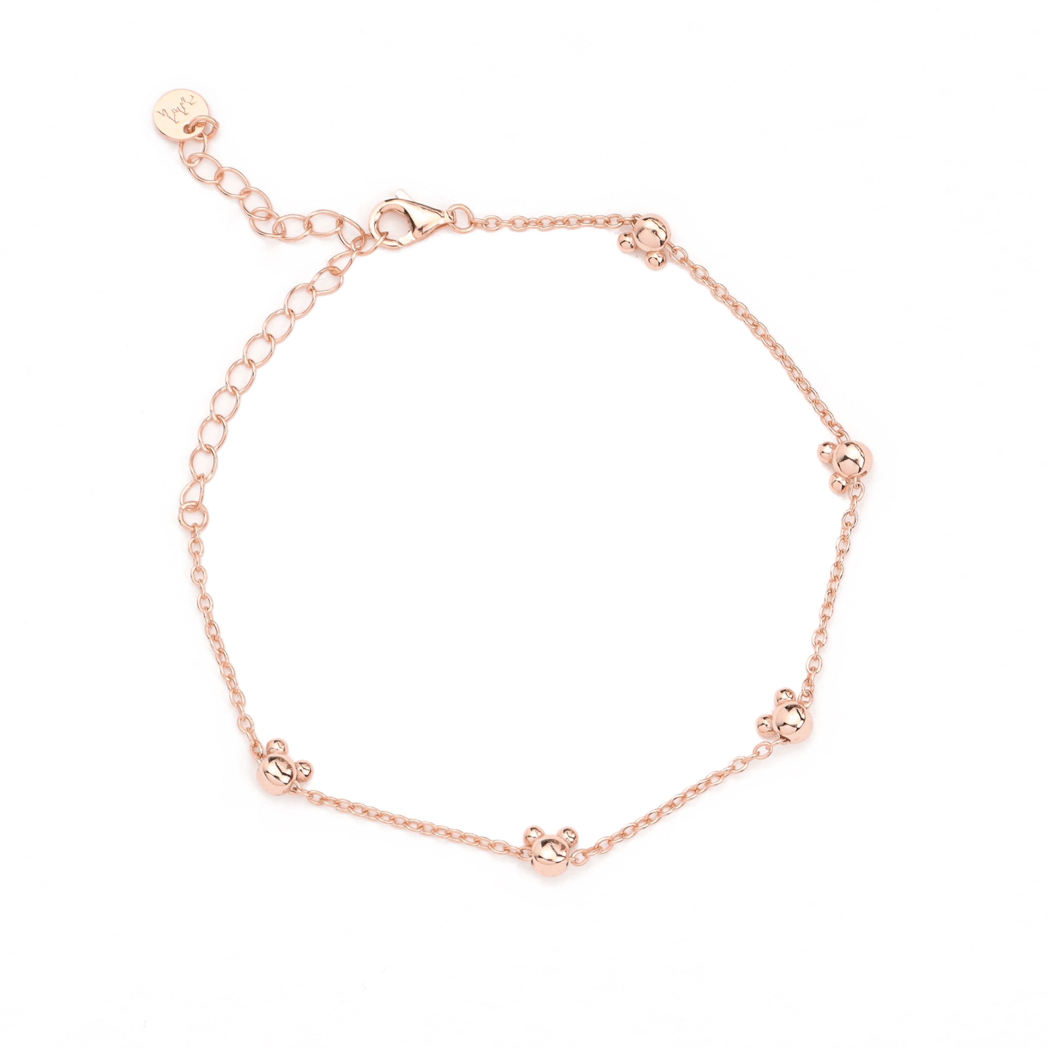 Bracelet ~ Sterling Collection ~ Beaded Chain Bracelet