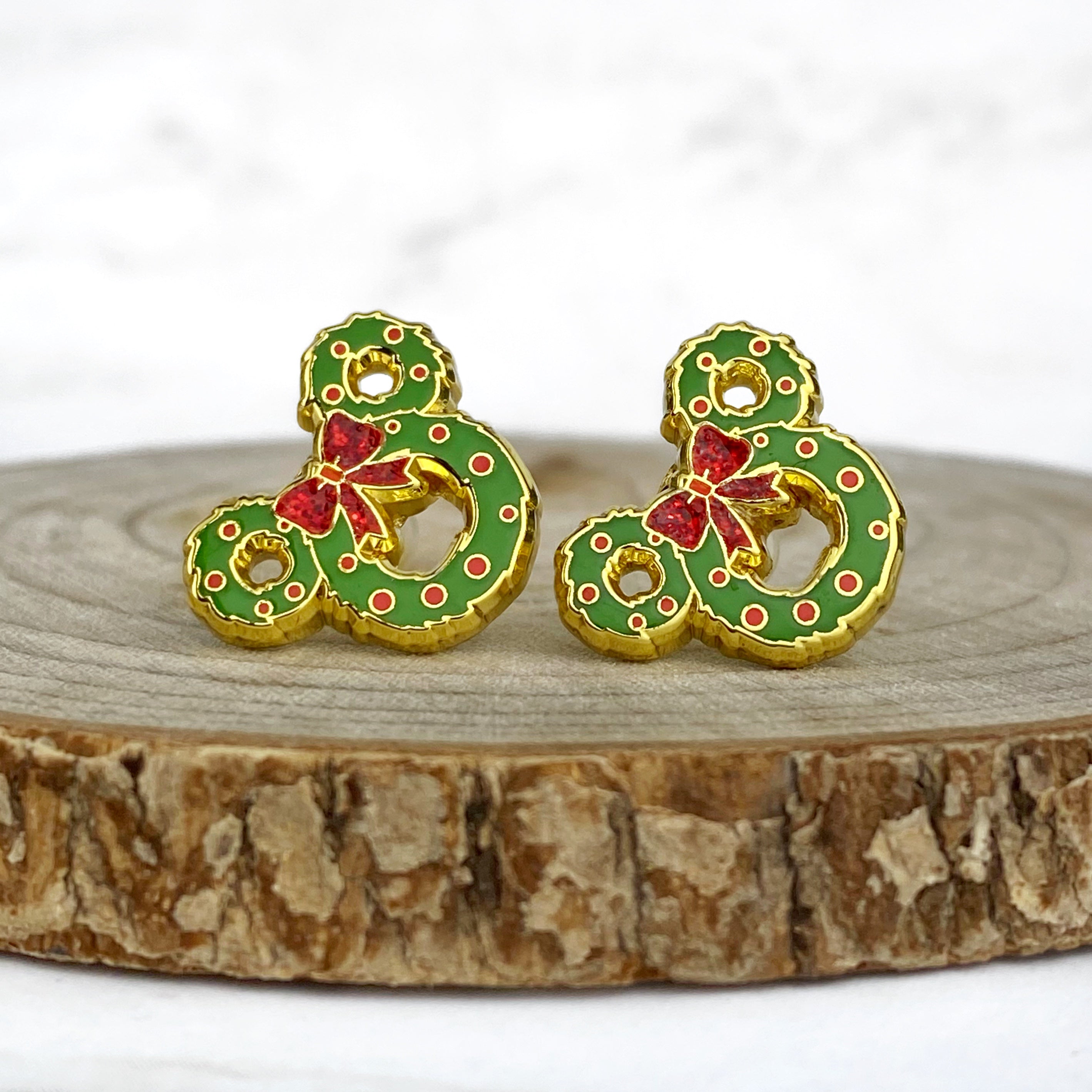 Earrings - Christmas Collection - Magical Wreath