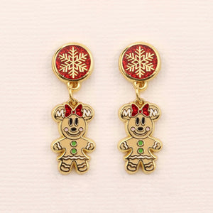 Earrings - Christmas Collection - Gingerbread Magic Dangles