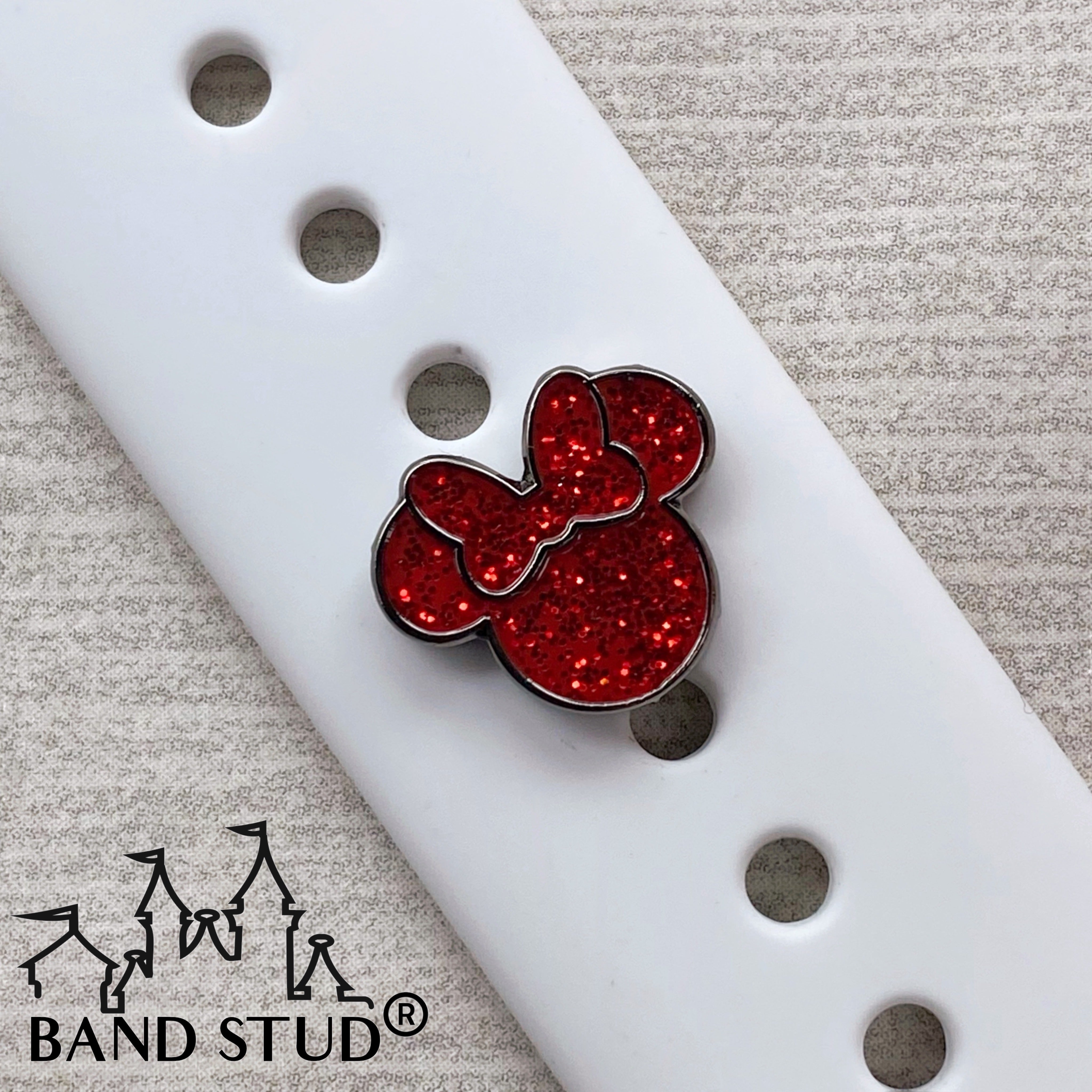 Band Stud® - Christmas Collection - Magical Miss Holiday Red