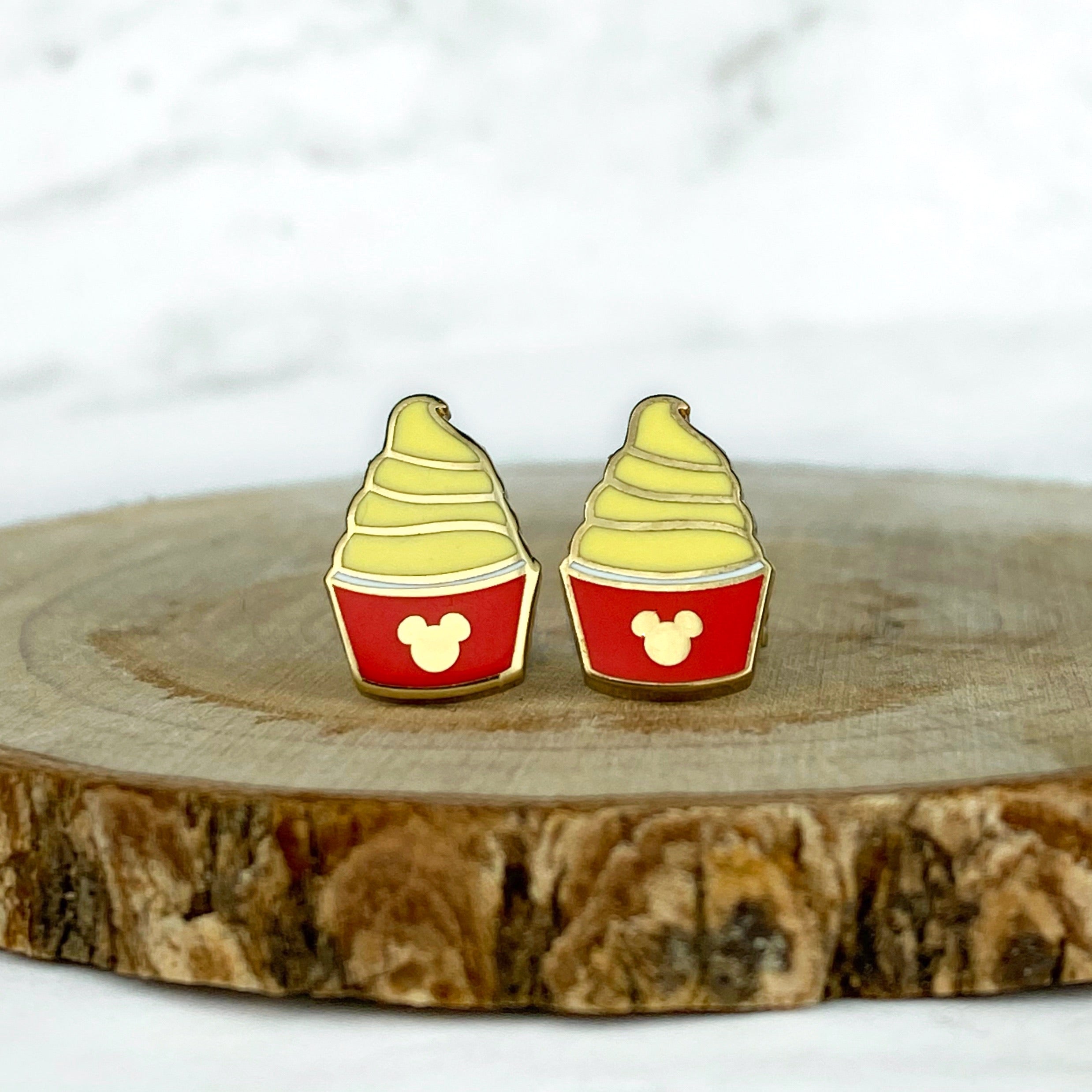 Earrings - Pineapple Swirl