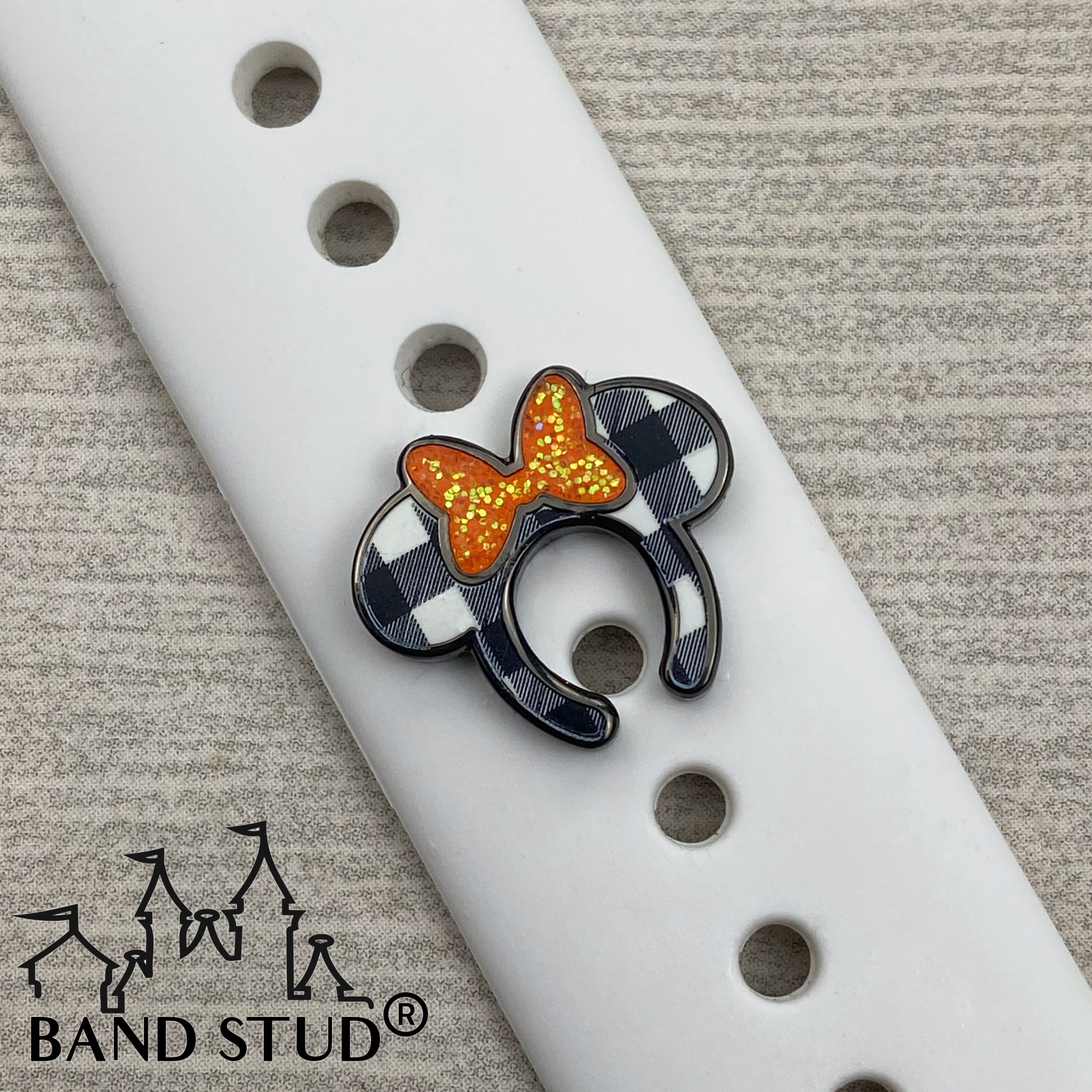 Band Stud® - Fall Collection - Miss Mouse Ears Buffalo Check