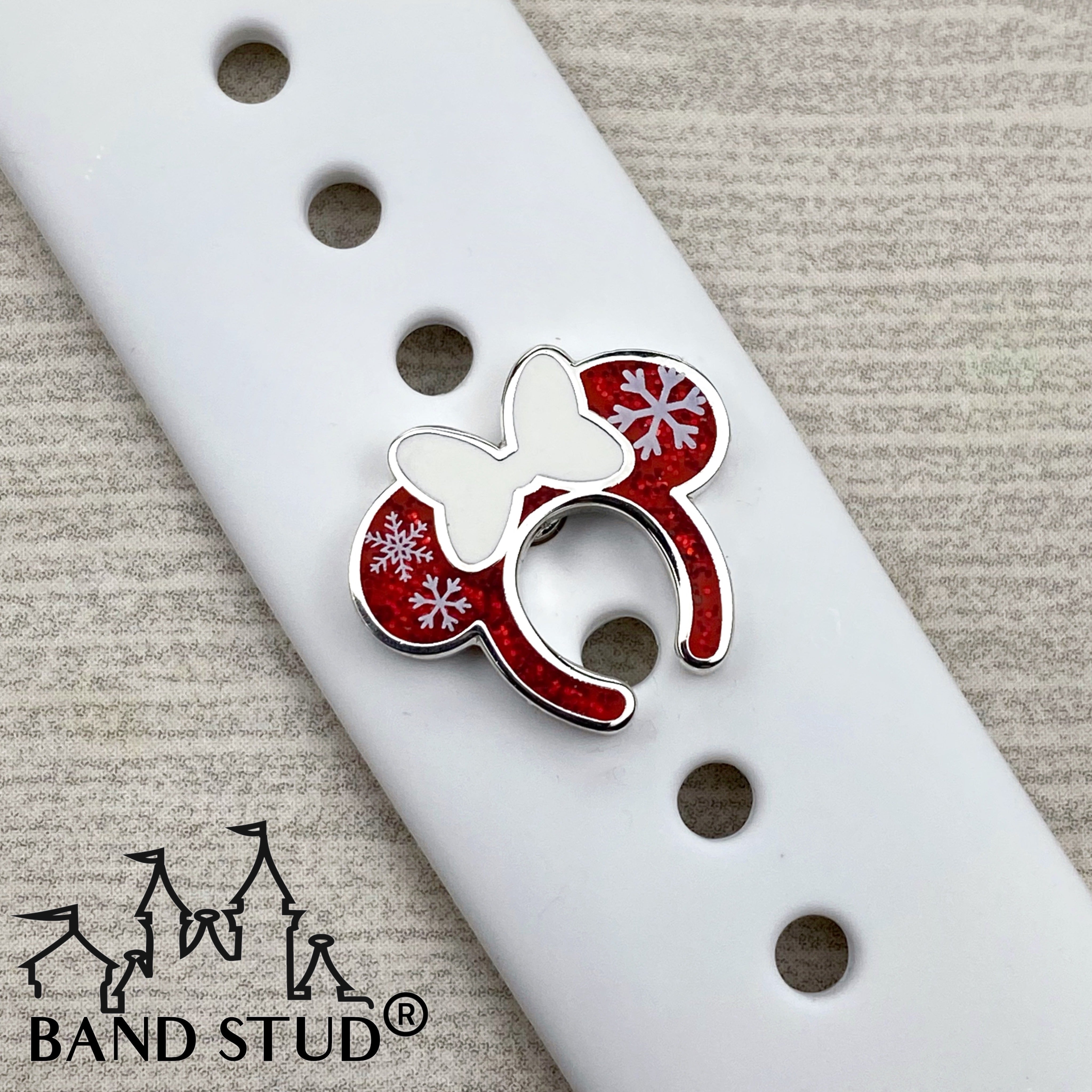 Band Stud® - Christmas Collection - Miss Mouse Ears Snowflakes