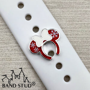 Band Stud® - Christmas Collection - Miss Mouse Ears Snowflakes
