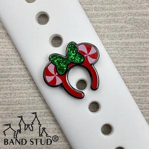 Band Stud® - Christmas Collection - Miss Mouse Ears Peppermint